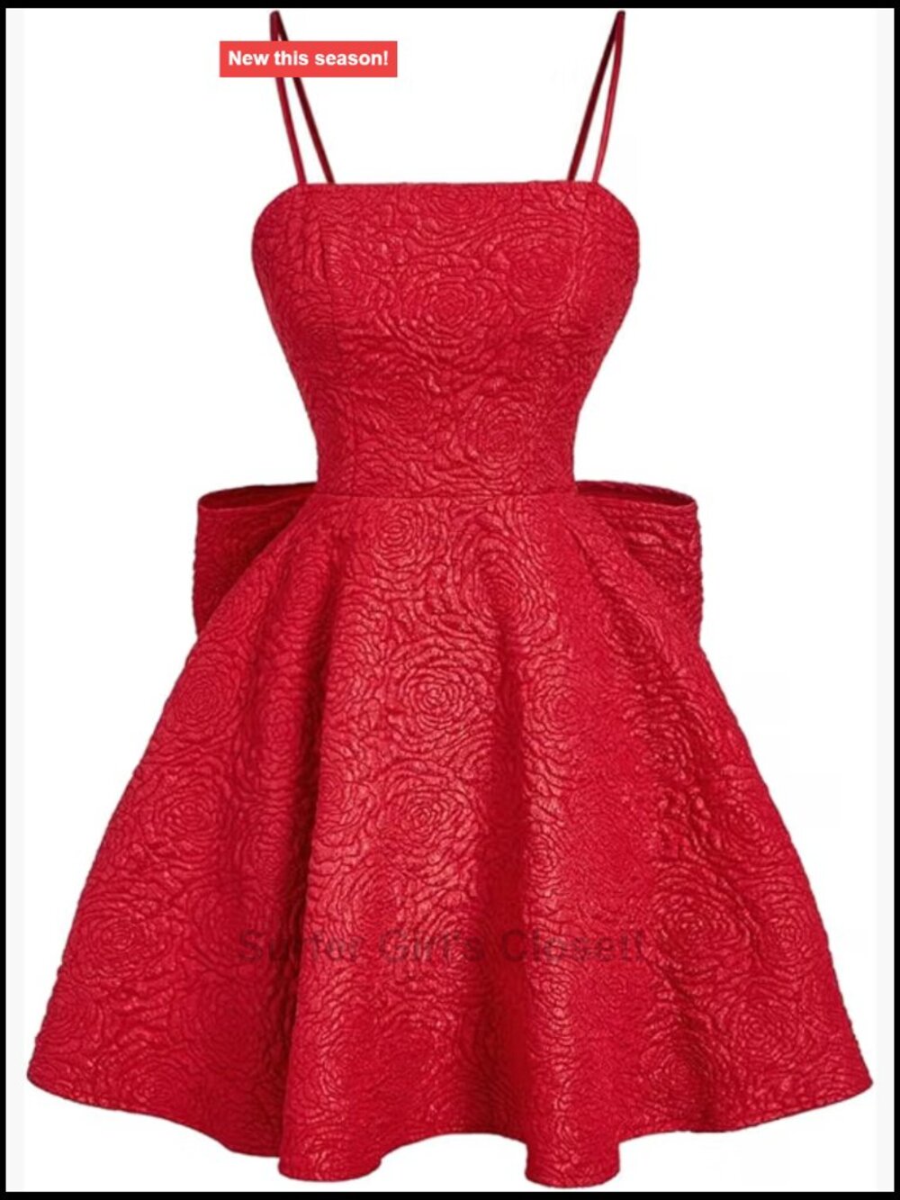 Satin Mini Homecoming Dress Spaghetti Strap Tie Back Summer